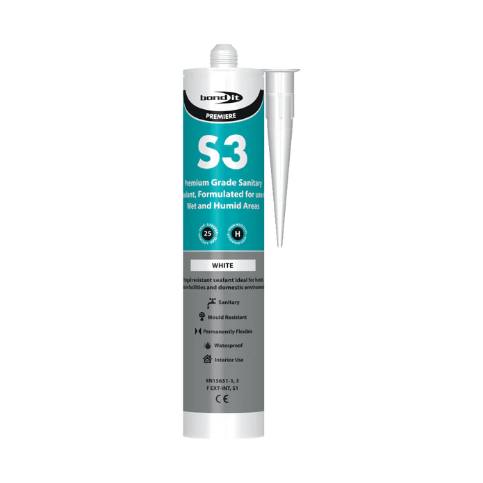S3 Sanitary Acetoxy Silicone Sealant With Fungicide