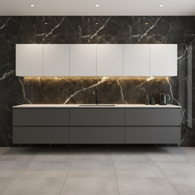 Buffet Grey Marble Solid Wall Panel 2400mm x 1000mm x 10mm