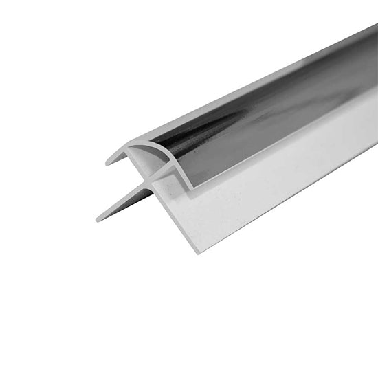 Outer Corner Chrome For PVC Wall Panel 2400mm x 10mm