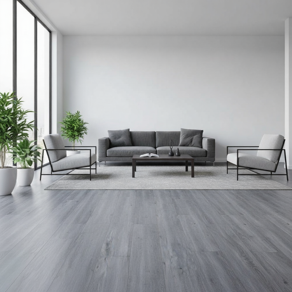 American Oak Grey - SPC Luxury Vinyl Flooring - 1220mmX182mmX7mm