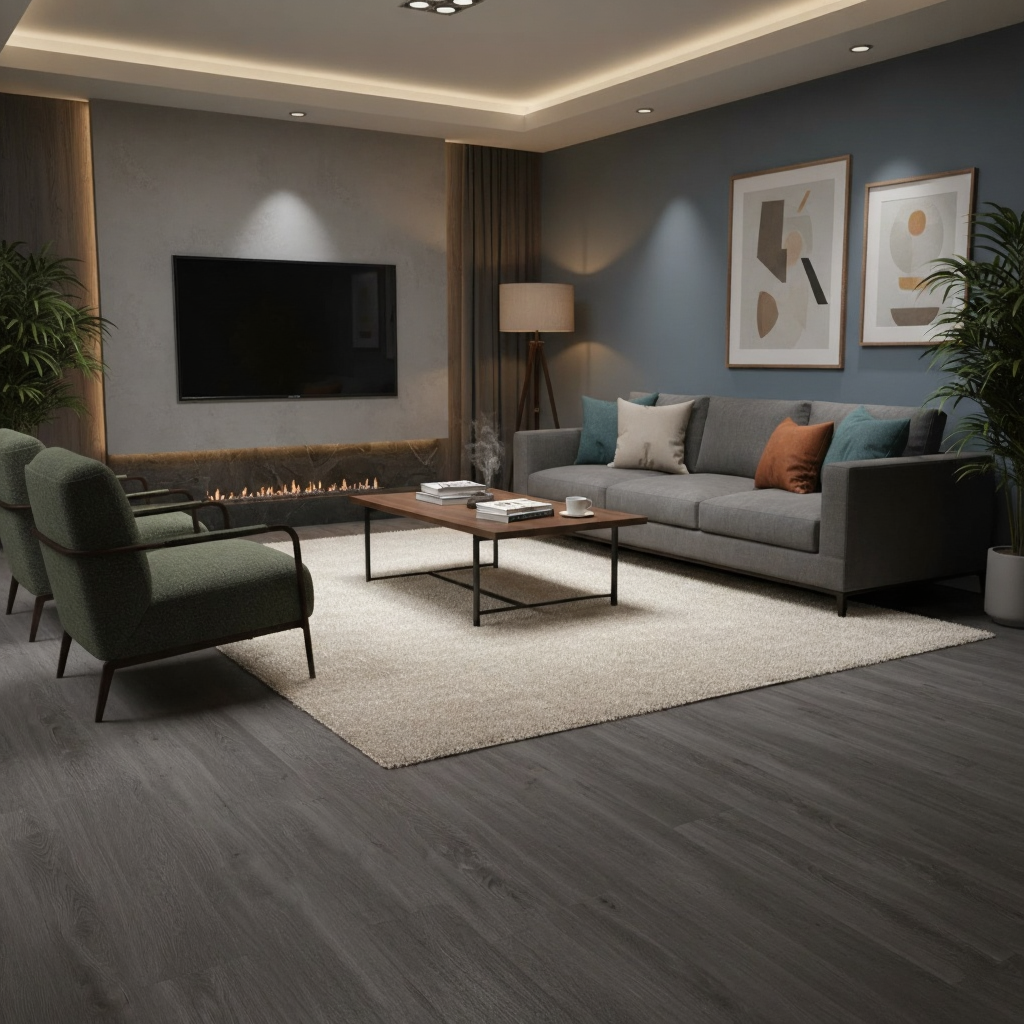 American Oak Grey - SPC Luxury Vinyl Flooring - 1220mmX182mmX7mm