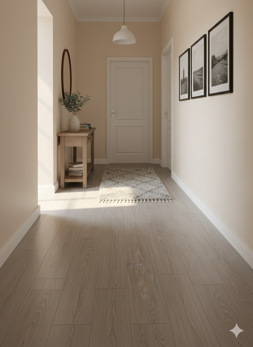 Sandal Wood Grey - SPC Luxury Vinyl Flooring - 1220mmX182mmX7mm