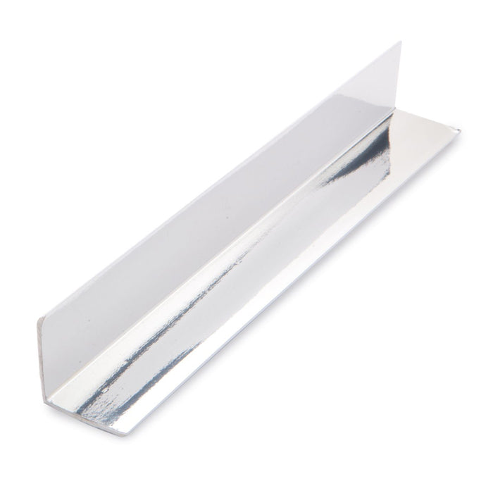 Guardian L Shape Chrome PVC Trim For Wall Panel 2400mm x 10mm