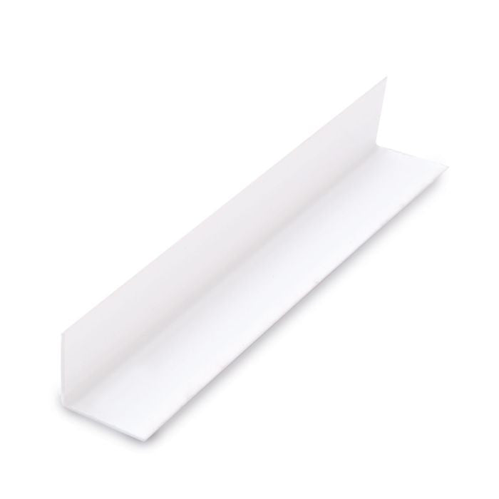 Guardian L Shape White PVC Trim For Wall Panel 2400mm x 10mm