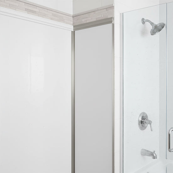 Outer Corner Chrome For PVC Wall Panel 2400mm x 10mm