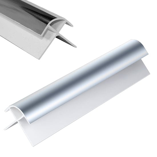 Outer Corner Chrome For PVC Wall Panel 2400mm x 10mm