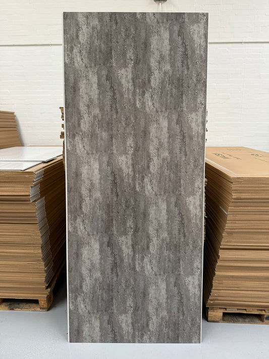 Silver Grey Marble Gloss - PVC Wet Wall Panels - 10mmX1mX2.4m