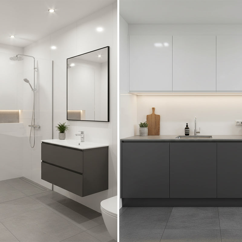 Solid White Wall Panel 2400mm x 1000mm x 10mm