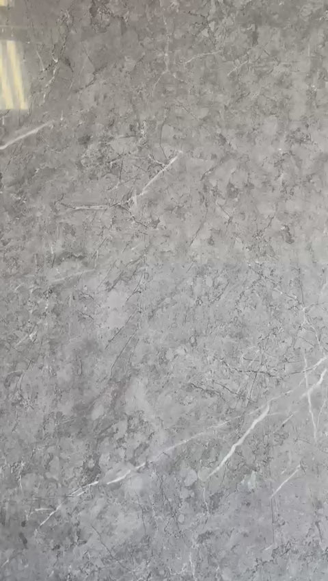 Bianco Luna solid wall panel waterproof PVC bathroom wall panel installation and surface finish video