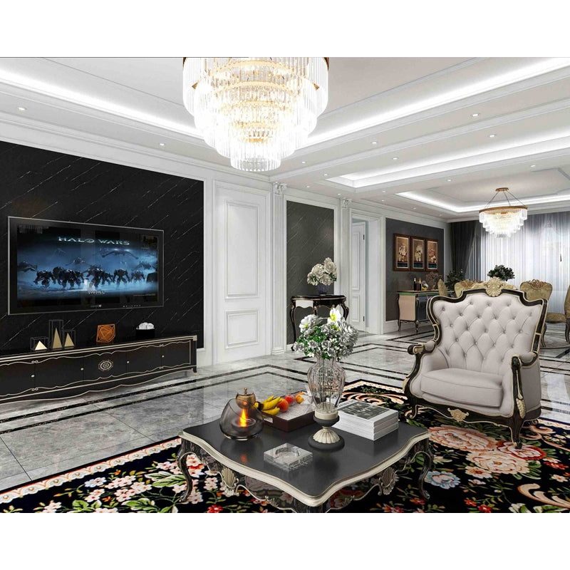 Water Wave Black Solid Wall Panel 2400mm x 1000mm x 10mm