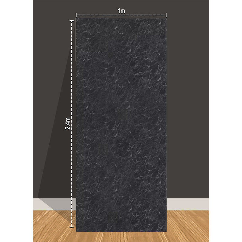 Water Wave Black Solid Wall Panel 2400mm x 1000mm x 10mm